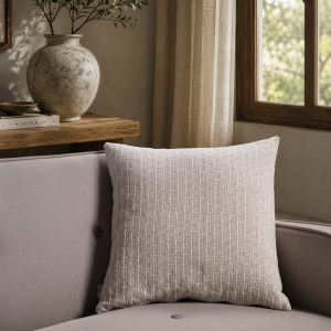Μαξιλαροθήκη  Joliet 01 Ivory Pearl - 50x50cm με γέμιση