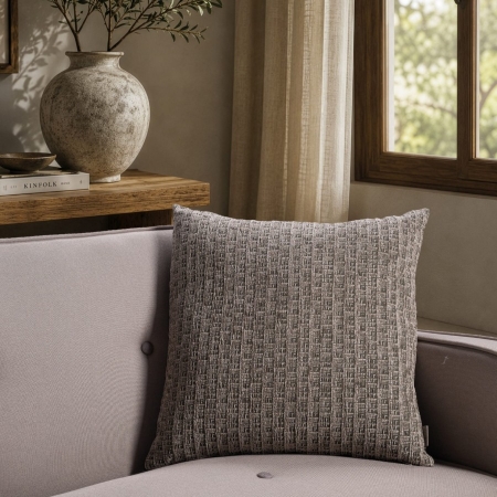 Μαξιλαροθήκη Joliet 15 Taupe Olive - 50x50cm με γέμιση