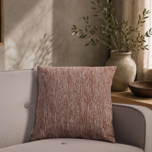 Μαξιλαροθήκη Kent 05 Terracotta - 50x50cm με γέμιση