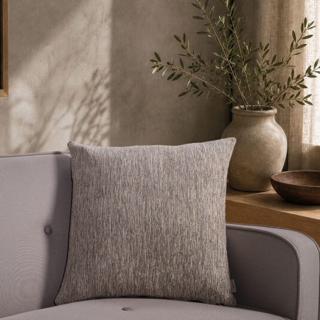 Μαξιλαροθήκη Kent 07 Taupe - 50x50cm με γέμιση