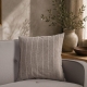 Μαξιλαροθήκη Macon 03 Light Brown - 50x50cm με γέμιση