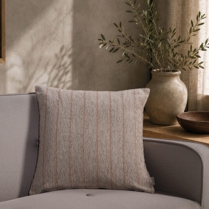 Μαξιλαροθήκη Macon 05 Light Brown Terracotta - 50x50cm με γέμιση