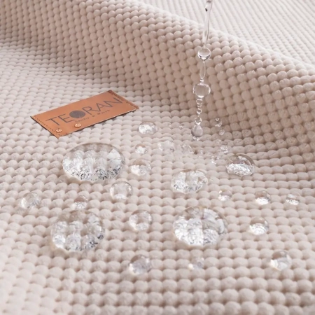Ριχτάρι Αντιολισθητικό Αδιάβροχο Pearl 01 Ivory της Teoran