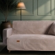 Ριχτάρι Αντιολισθητικό Αδιάβροχο Pearl  02 Beige - Τριθέσιο 180x300cm