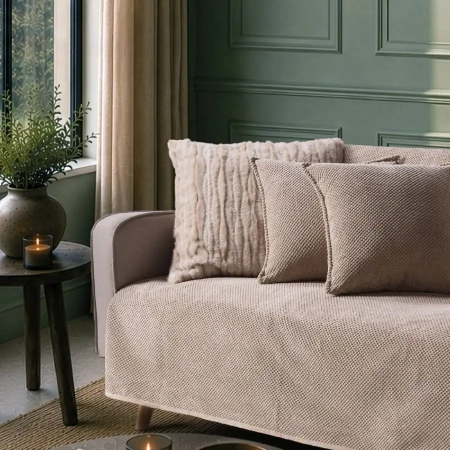 Μαξιλαροθήκη Αδιάβροχη Pearl 02 Beige της Teoran