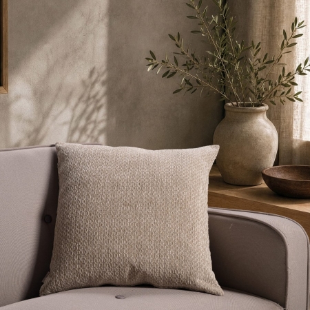 Μαξιλαροθήκη Richmond 02 Beige - 50x50cm με γέμιση