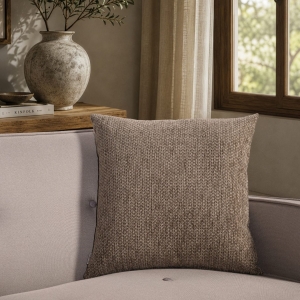 Μαξιλαροθήκη Utah 03 Warm Brown - 50x50cm με γέμιση