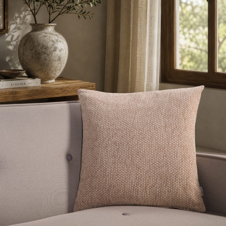 Μαξιλαροθήκη Utah 12 Dusty Pink - 50x50cm με γέμιση