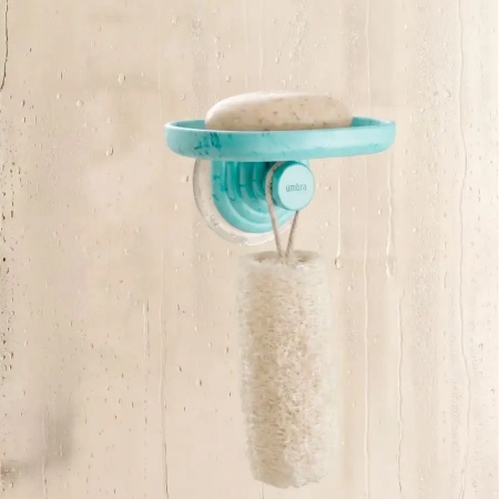 Αυτοκόλλητη Σαπουνοθήκη Τοίχου Umbra Nami Ocean Blue 1024848-1193