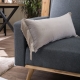 Μαξιλαροθήκη Velvet 07 Με Κρόσι (30x60cm) - 30x60cm με γέμιση