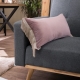 Μαξιλαροθήκη Velvet 12 Με Κρόσι (30x60cm) - 30x60cm με γέμιση