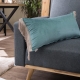 Μαξιλαροθήκη Velvet 15 Με Κρόσι (30x60cm) - 30x60cm με γέμιση